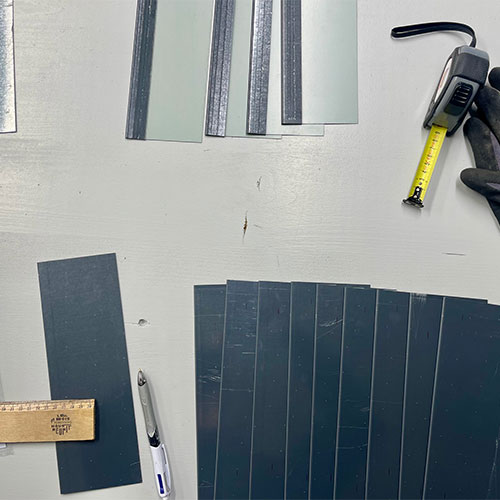 Raccord de Tôle Laquée pour les couvertines 